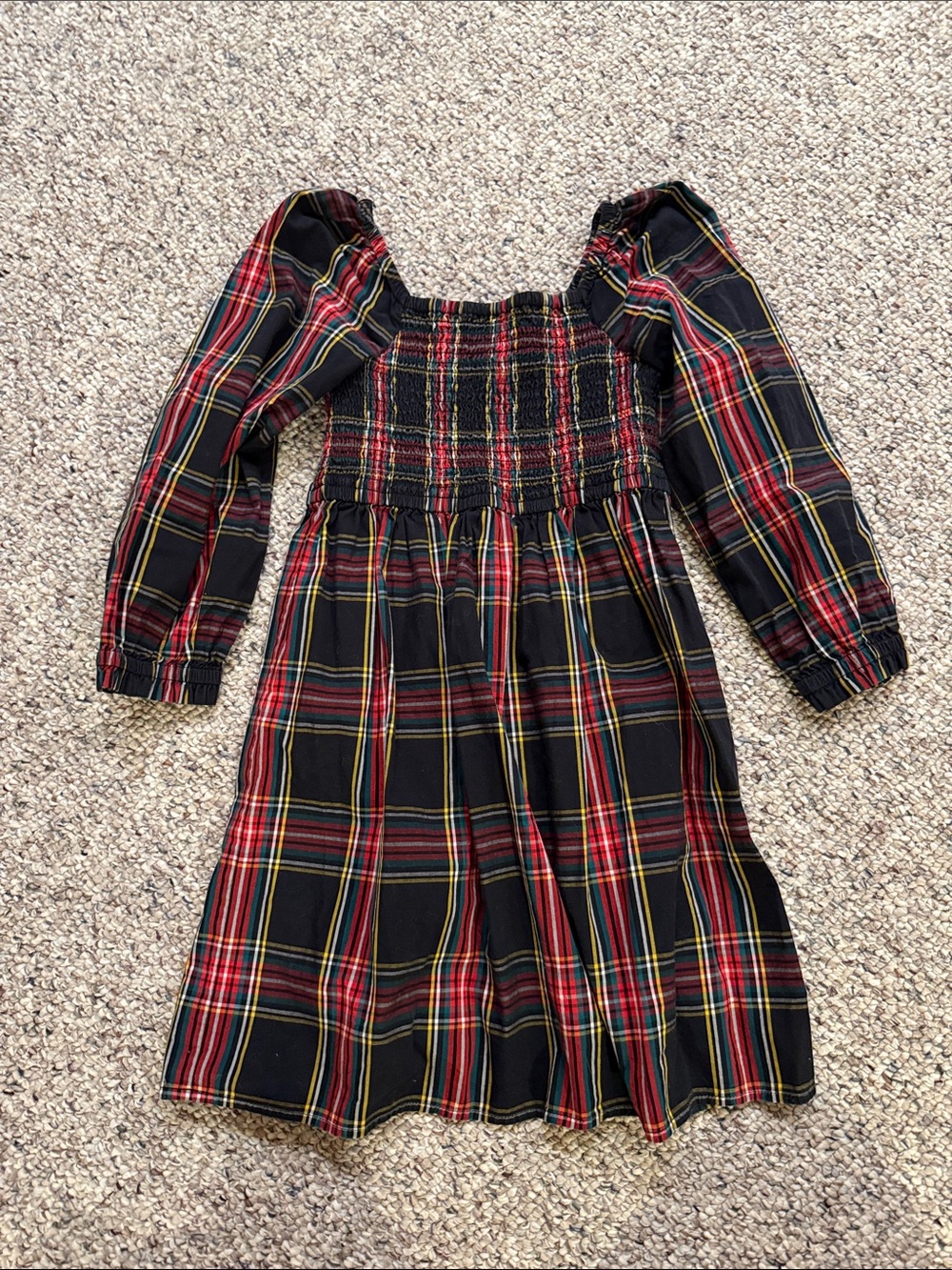 Crewcuts plaid dress sz 8 girls